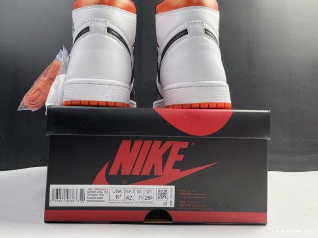 Jordan Electro Orange Retro 1 555088-180 Air High 0602